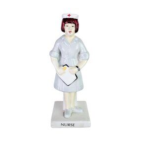 Vintage 1987 Crest Ind Nurse RN, LPN, PCT, Bud Vase, 6 5/8" tall", RARE!!